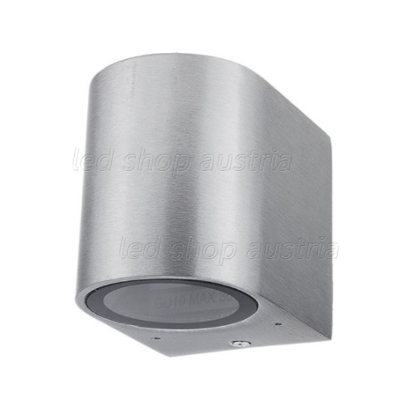 LED Außen- Wandleuchte 1x GU10 Zylinder Edelstahl