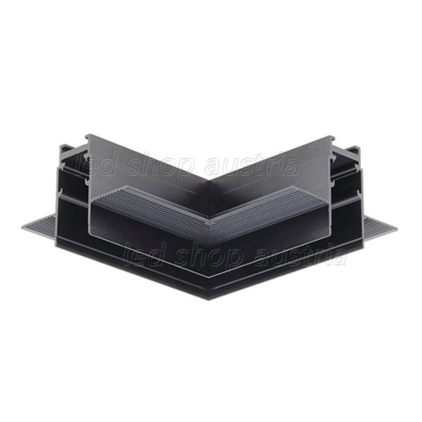 Eckstück Einbau V2 für 48V Stromschiene Magnetic Line R15 schwarz