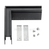 Eckstück Aufbau für 48V Stromschiene Magnetic Line R15 schwarz