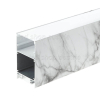 SET: LED Hängeprofil up-down Suspend_3 2000mm marmor