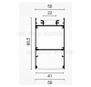 SET: LED Hängeprofil up-down Suspend_3 2000mm marmor