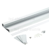 SET: LED Sockelleistenprofil V1 Silber 2m