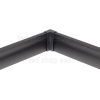 Eckverbinder für LED Sockelleistenprofil V1 Schwarz