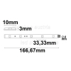 LED Strip RGB 24V IP66 30 LED/m 5m selbstklebend