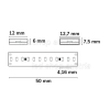 LED Strip Linear 48V IP68 240 LED/m 30m selbstklebend blau