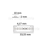 LED Strip Linear 48V IP20 240 LED/m 5m selbstklebend neutralweiß