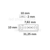 LED Strip Linear 48V IP20 256 LED/m 5m selbstklebend WW+NW
