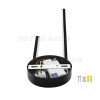 10W LED Wandleuchte schwarz warmweiß