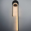 10W LED Wandleuchte schwarz warmweiß