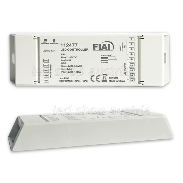 Sys-One Funk PWM-Dimmer, 4 Kanal, 12-36V 4x5A, 48V 4x2.5A