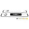 25W LED Pendelleuchte warmweiß schwarz 80cm 2-fach