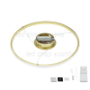 30W LED CCT Pendelleuchte dimmbar gold gebürstet Ø50cm