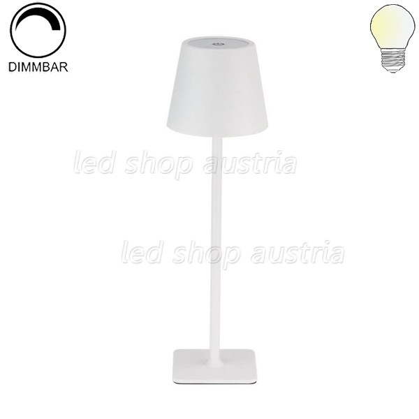 2,5W LED Tischleuchte mit Akku weiß CCT dimmbar
