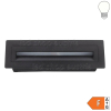 6W LED Treppenleuchte rechteckig Schwarz neutralweiß IP65