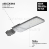 100W LED Straßenleuchte Professional HL neutralweiß IP65