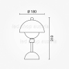 4W LED Tischleuchte mit Akku magnetisch CCT