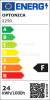 24W LED Aufbaupanel rund warmweiß