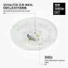 18W LED Deckenleuchte CCT Kristall-Effekt