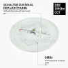 24W LED Deckenleuchte CCT Kristall-Effekt