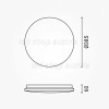 24W LED Deckenleuchte CCT Kristall-Effekt