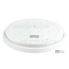 24W LED Deckenleuchte CCT Kristall-Effekt