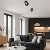 12W LED Deckenstrahler schwenkbar schwarz neutralweiß