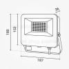 50W LED Fluter CCT Easy Fix IP65