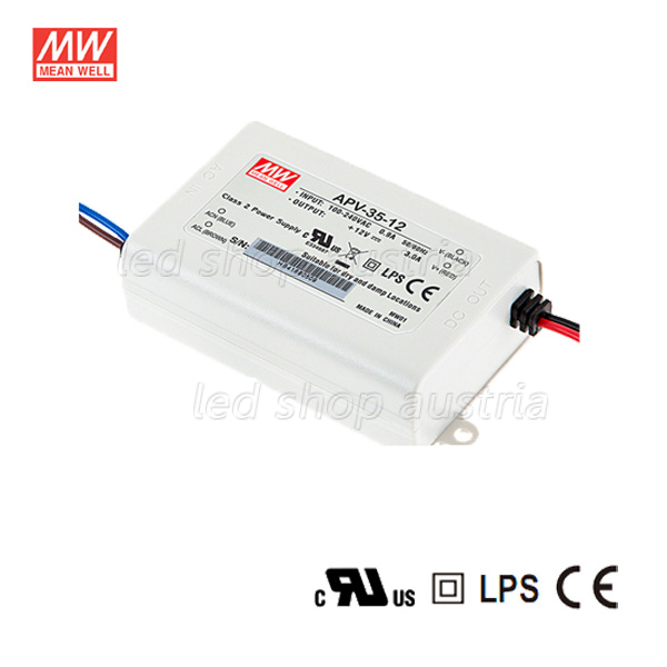 LED Trafo MEAN WELL APV-Series IP42 - 12V DC 36W